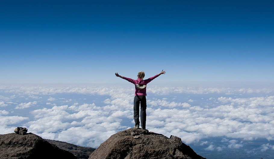 climbing Kilimanjaro
