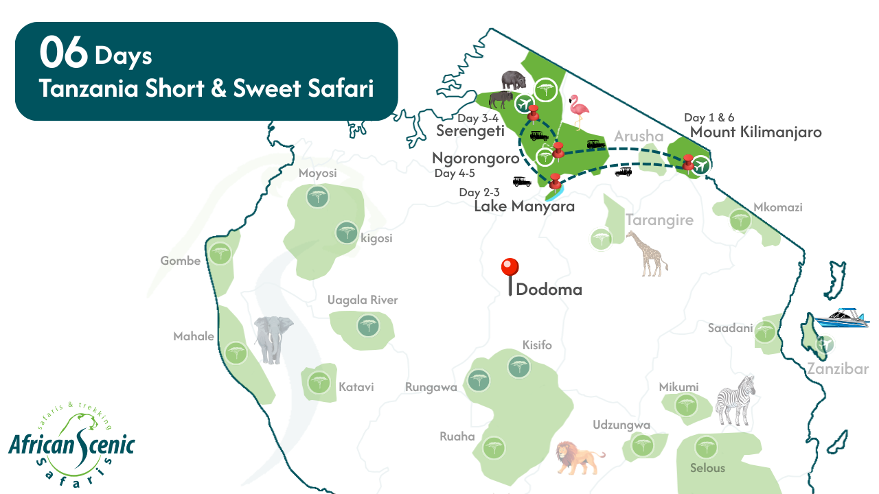 6 Days Tanzania Short & Sweet Safari