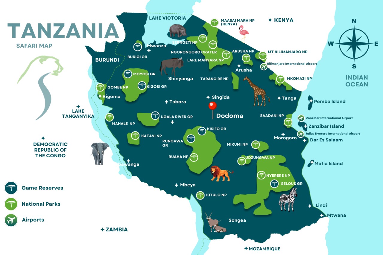 Tanzania National Parks Wildlife