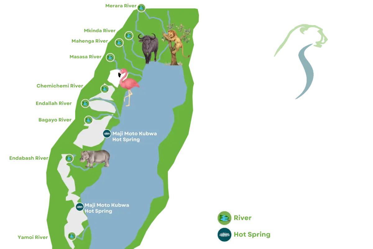 Lake Manyara Map