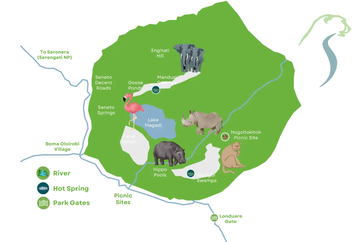 Ngorongoro Map