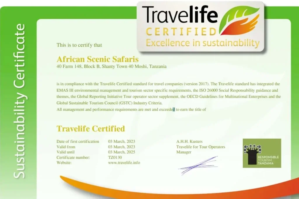 Travel Certified Excellence In Sustainability