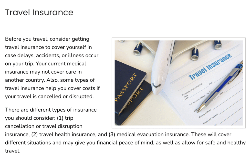 Tanzania Travel Insurance Updates