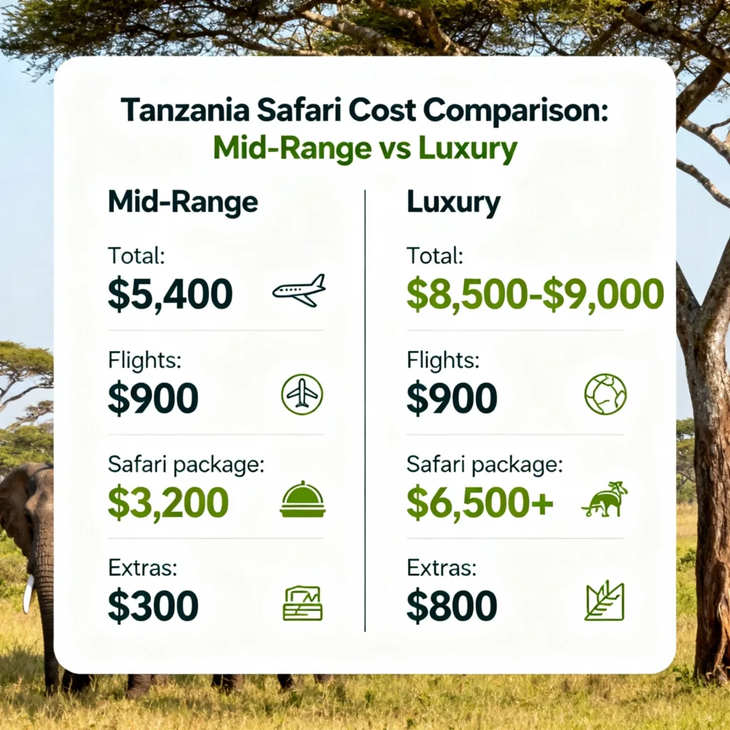 Tanzania Safari Cost Comparison Tanzania Safari Cost Comparison