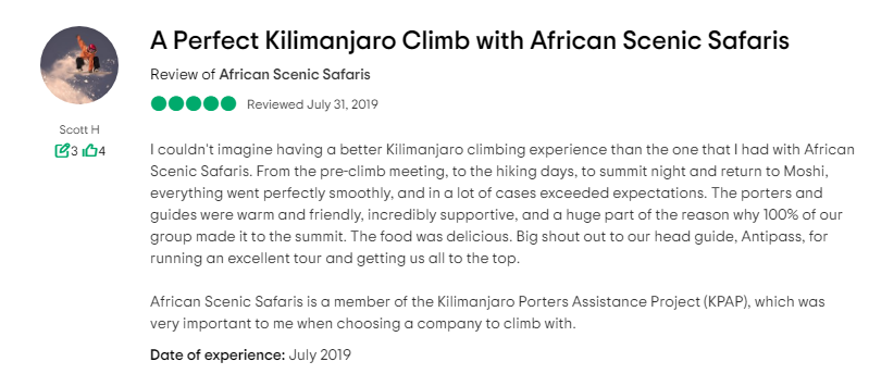 Solo Kilimanjaro Climb